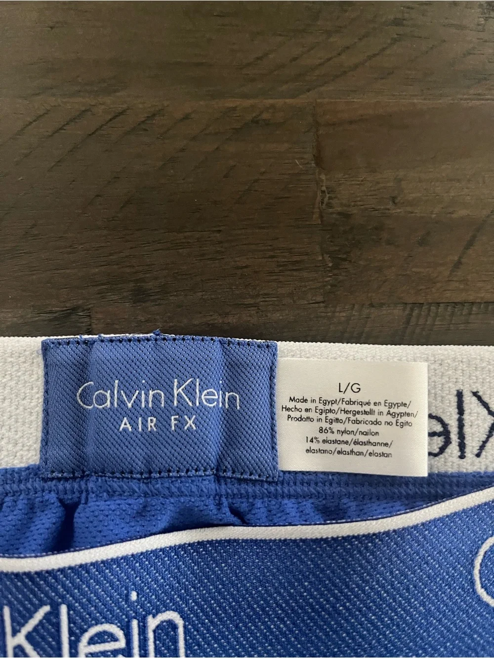 MENS CALVIN KLEIN FX BLUE MESH ATHLETIC BRIEFS